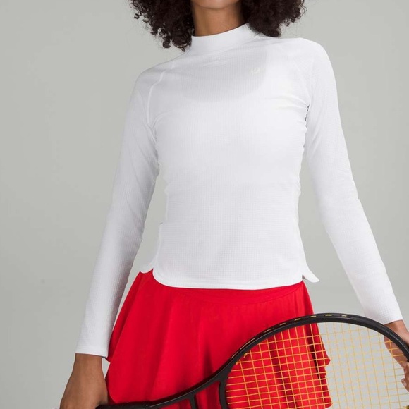 lululemon athletica Tops - NWT Lululemon grid texture tennis long sleeve shirt 12